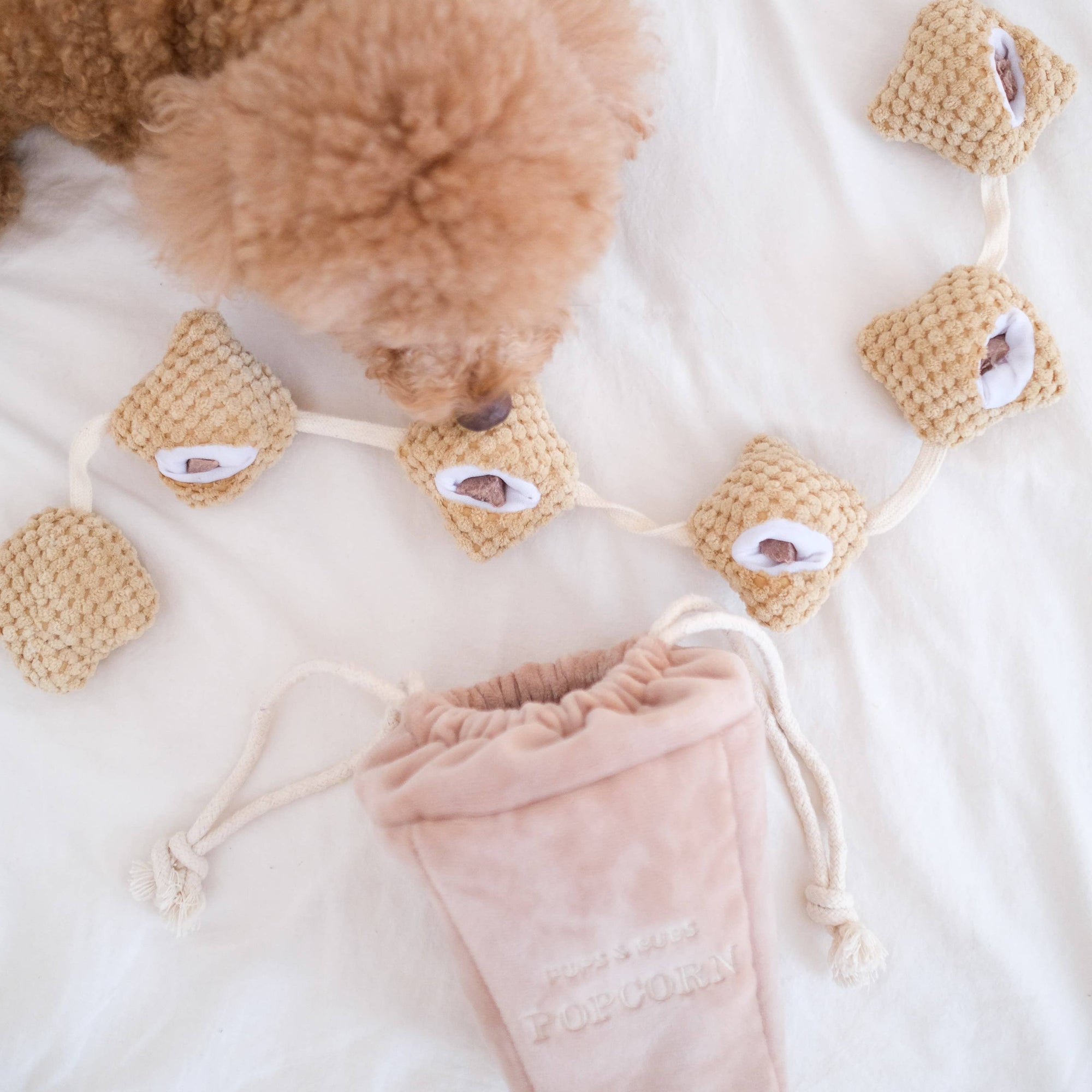 Popcorn - Peluche de fouille