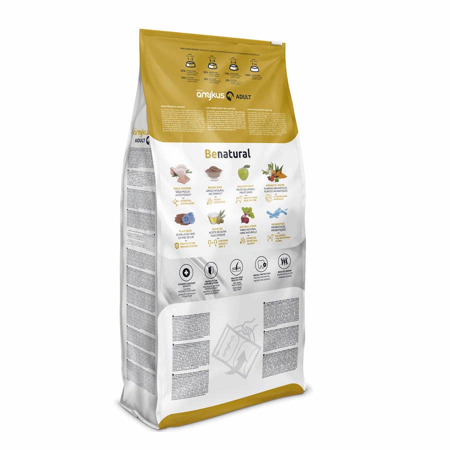 Croquettes Amykus hypoallergénique sans céréale - au poulet et canard