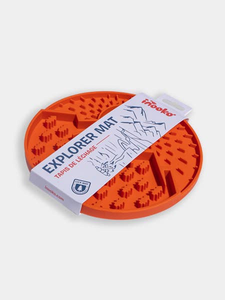 Tapis de Léchage pour chien et chat - Explorer Mat - Orange