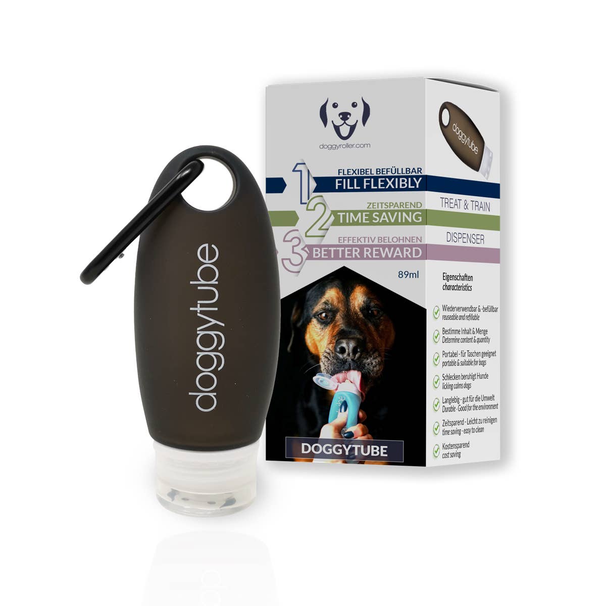 Doggytube - distributeur de patés, smoothie et yaourt