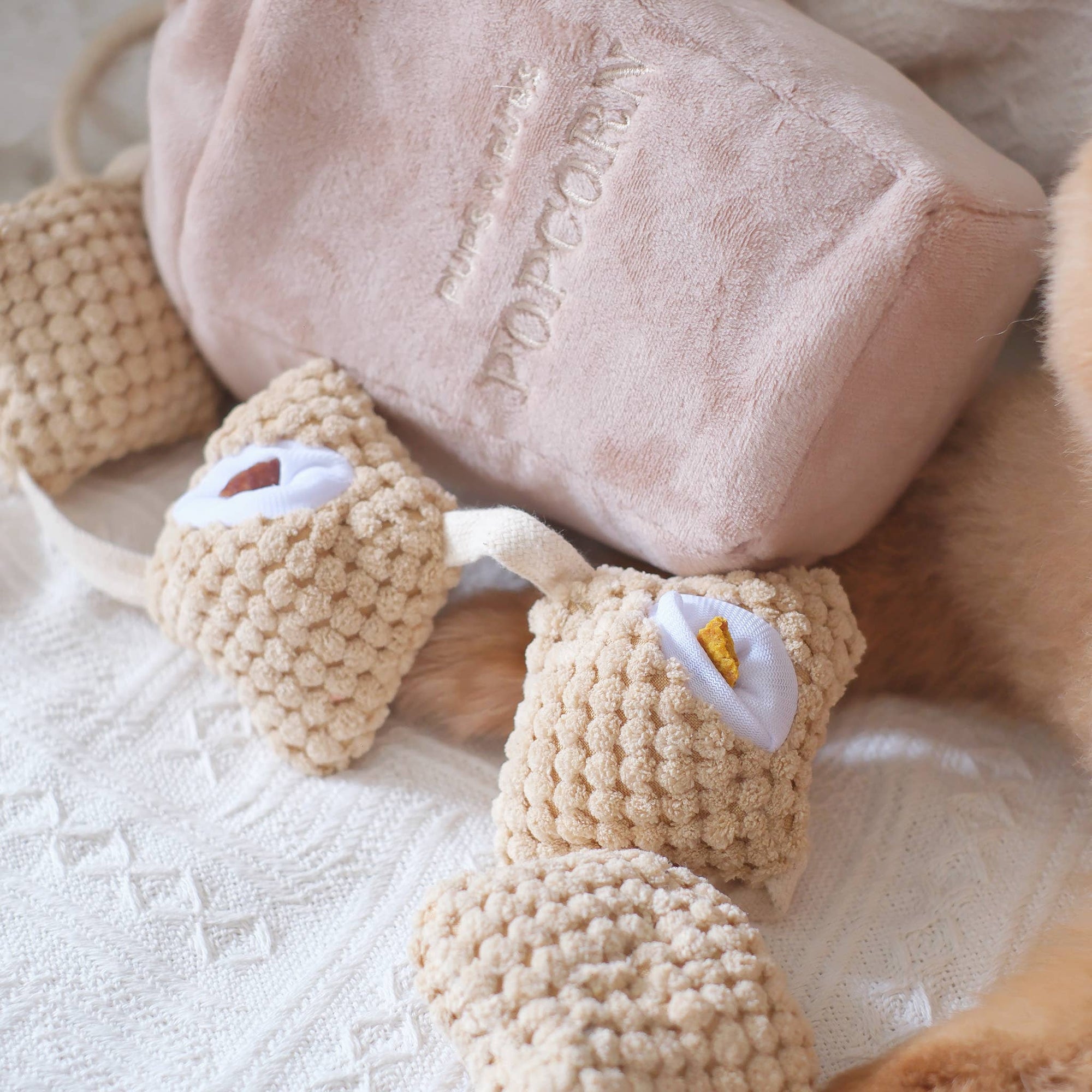 Popcorn - Peluche de fouille