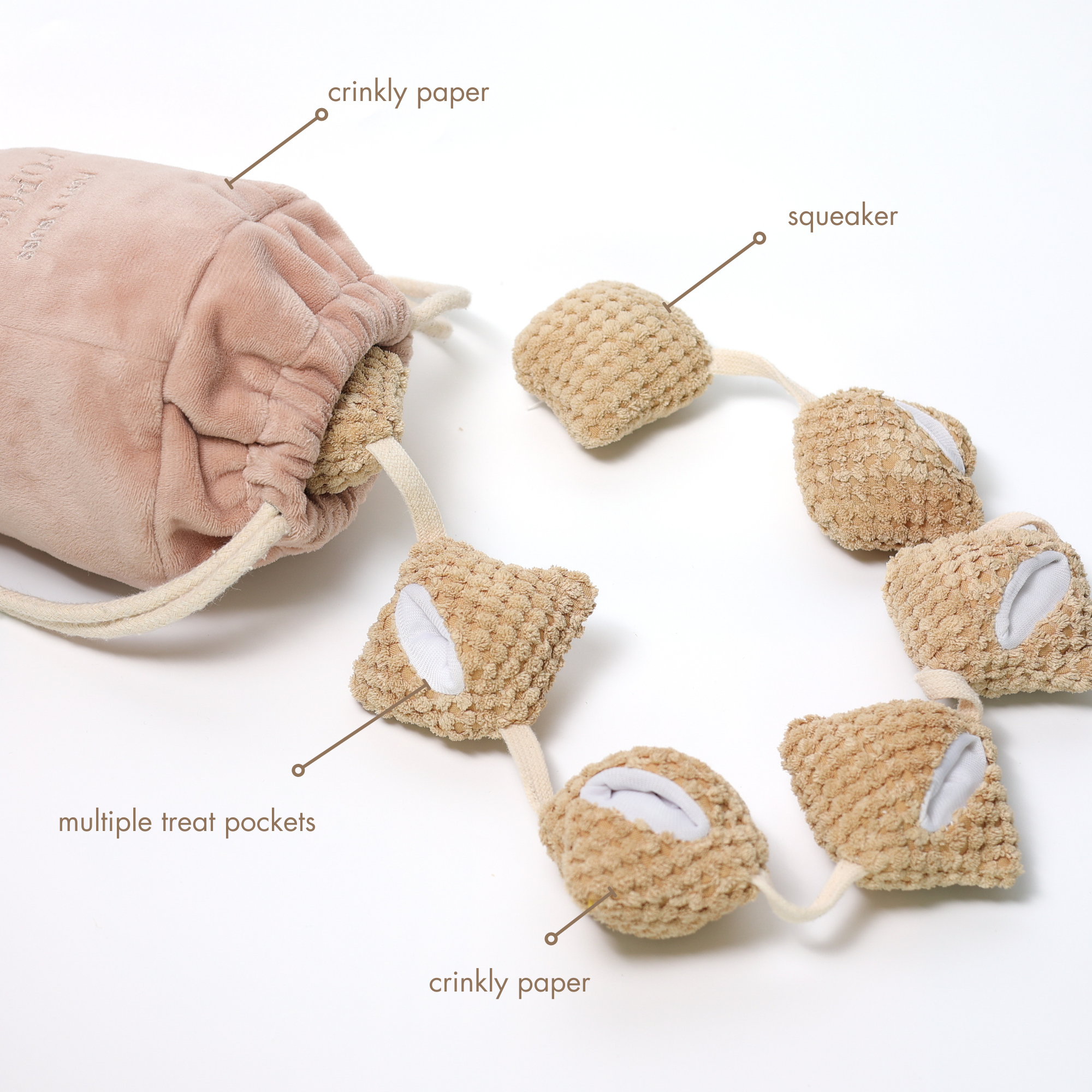 Popcorn - Peluche de fouille