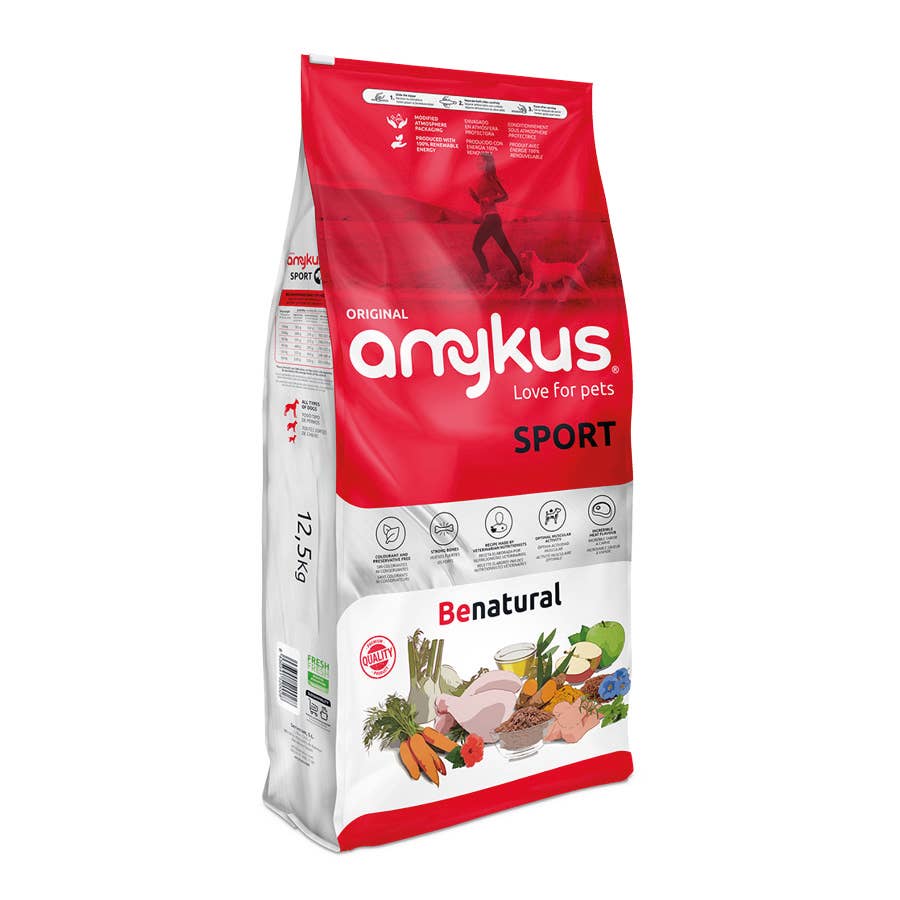 Croquettes Amykus Original Sport - Nourriture pour chiens adultes actifs