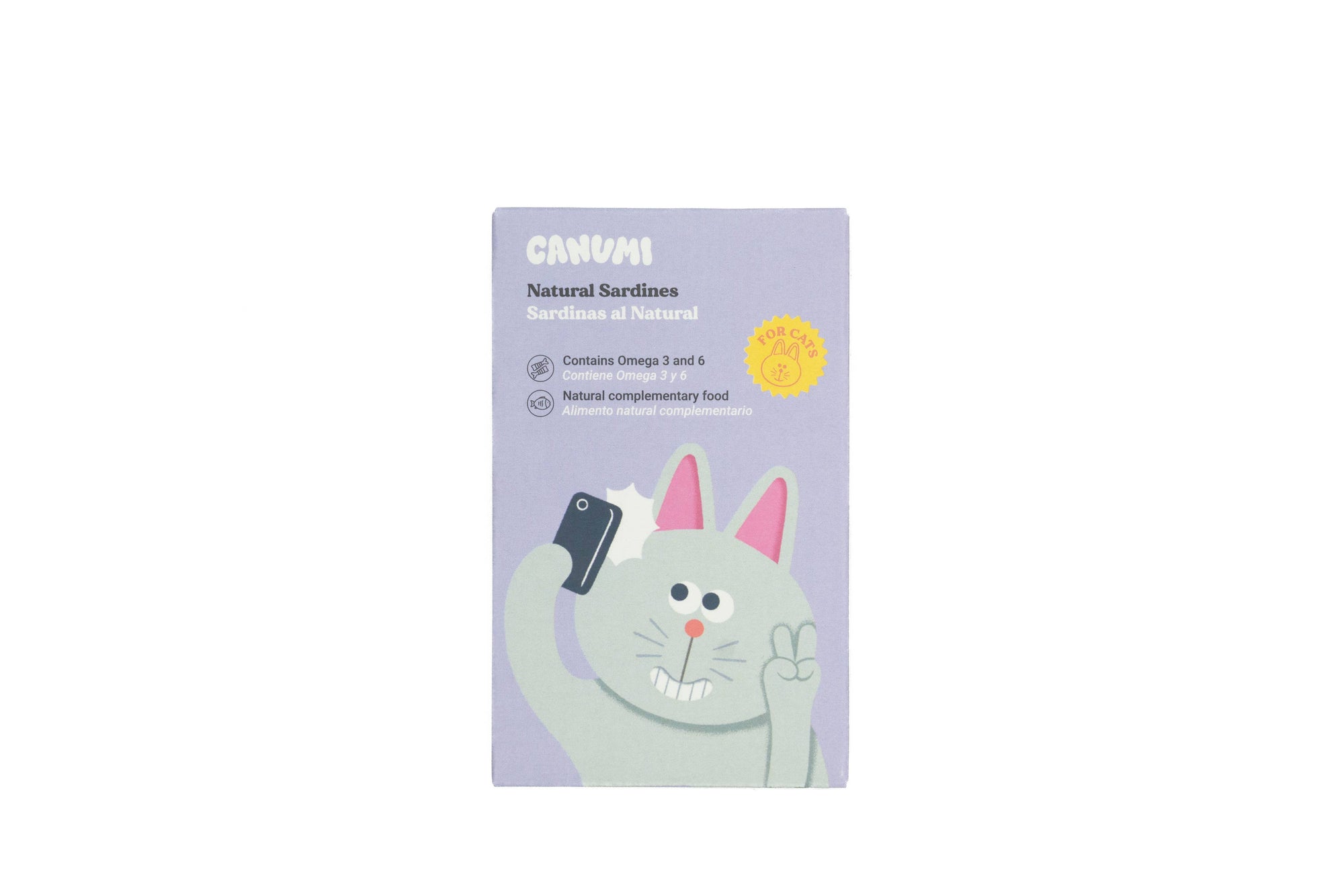 Sardines naturelles pour chats