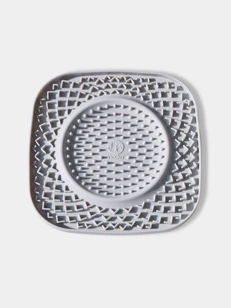 Tapis de Léchage pour chien - Yoomy Plate - Gris