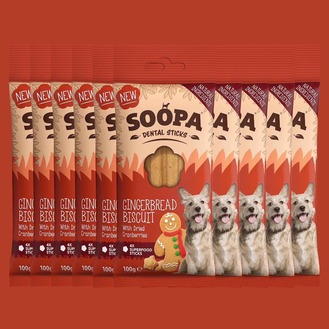 Bâtonnets dentaires pour chiens Gingerbread Biscuit