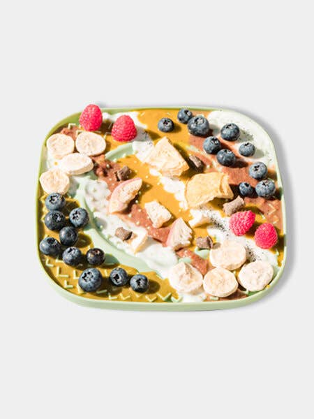 Tapis de Léchage pour chien - Yoomy Plate - Vert