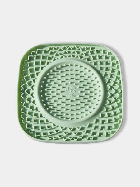 Tapis de Léchage pour chien - Yoomy Plate - Vert