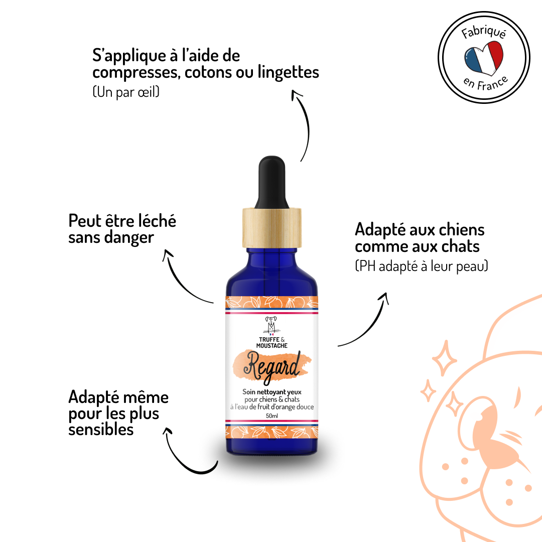 Soin Nettoyant yeux pour chien & chat