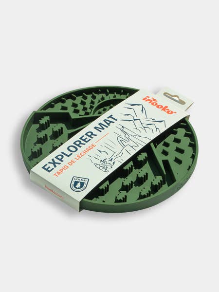 Tapis de Léchage pour chien et chat - Explorer Mat - Vert