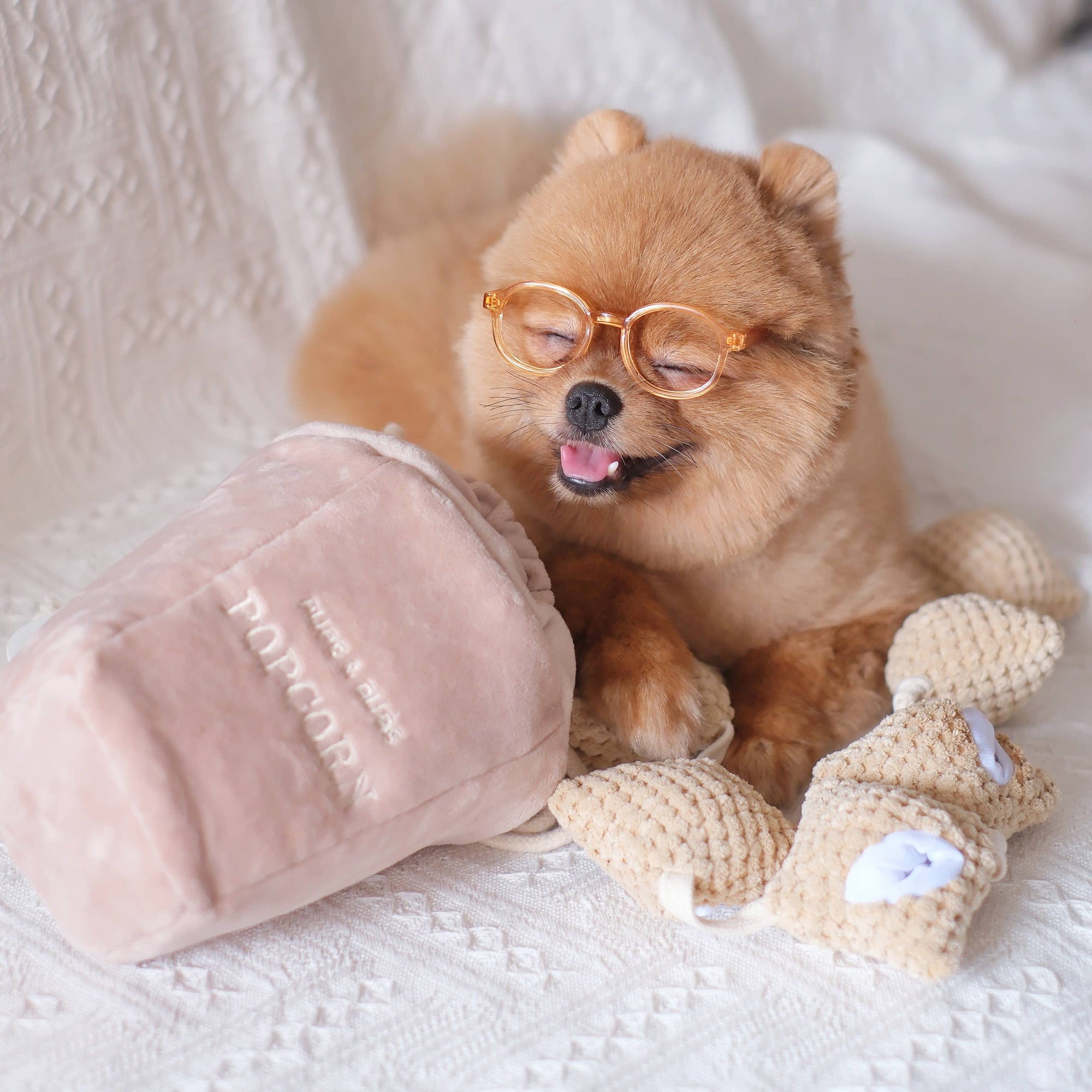 Popcorn - Peluche de fouille