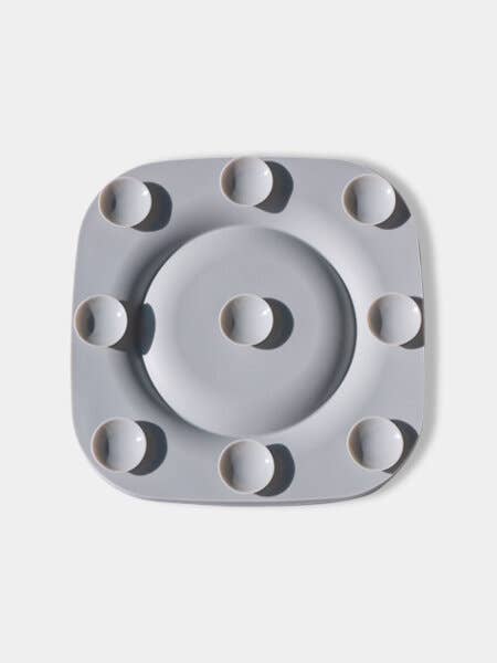 Tapis de Léchage pour chien - Yoomy Plate - Gris