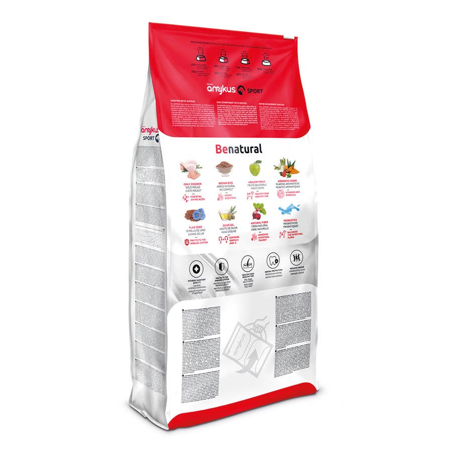 Croquettes Amykus Original Sport - Nourriture pour chiens adultes actifs