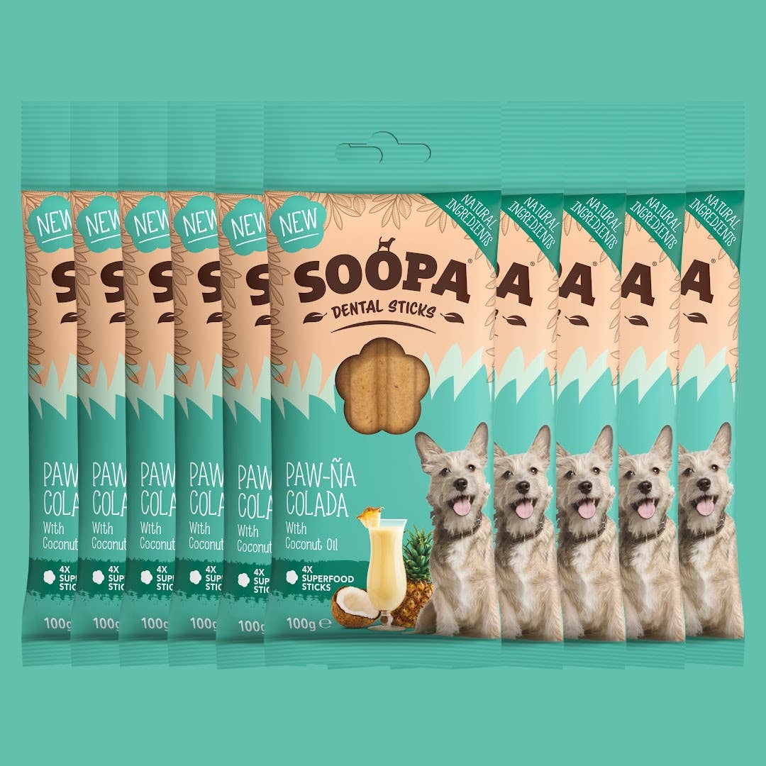 Bâtonnets Dentaires pour Chiens Paw-Na Colada