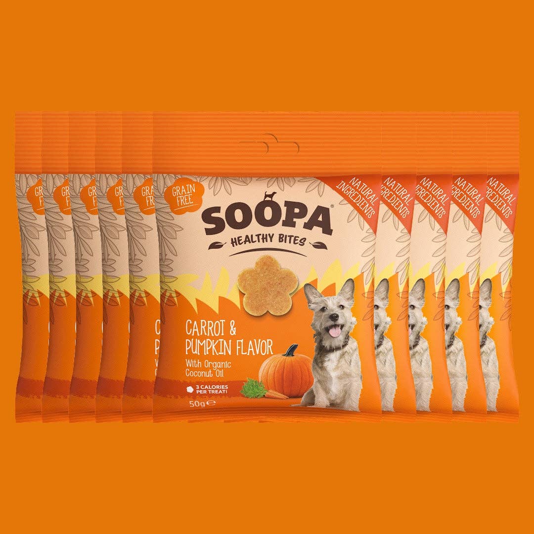 Friandises pour chiens aux carottes et à la citrouille