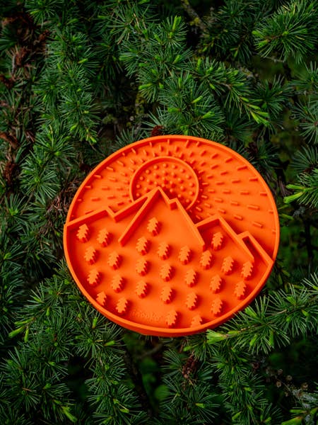 Tapis de Léchage pour chien et chat - Explorer Mat - Orange