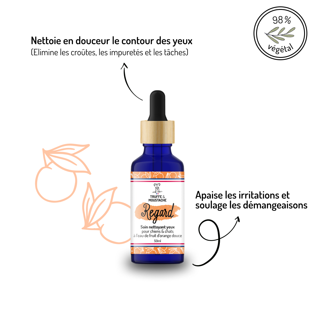 Soin Nettoyant yeux pour chien & chat